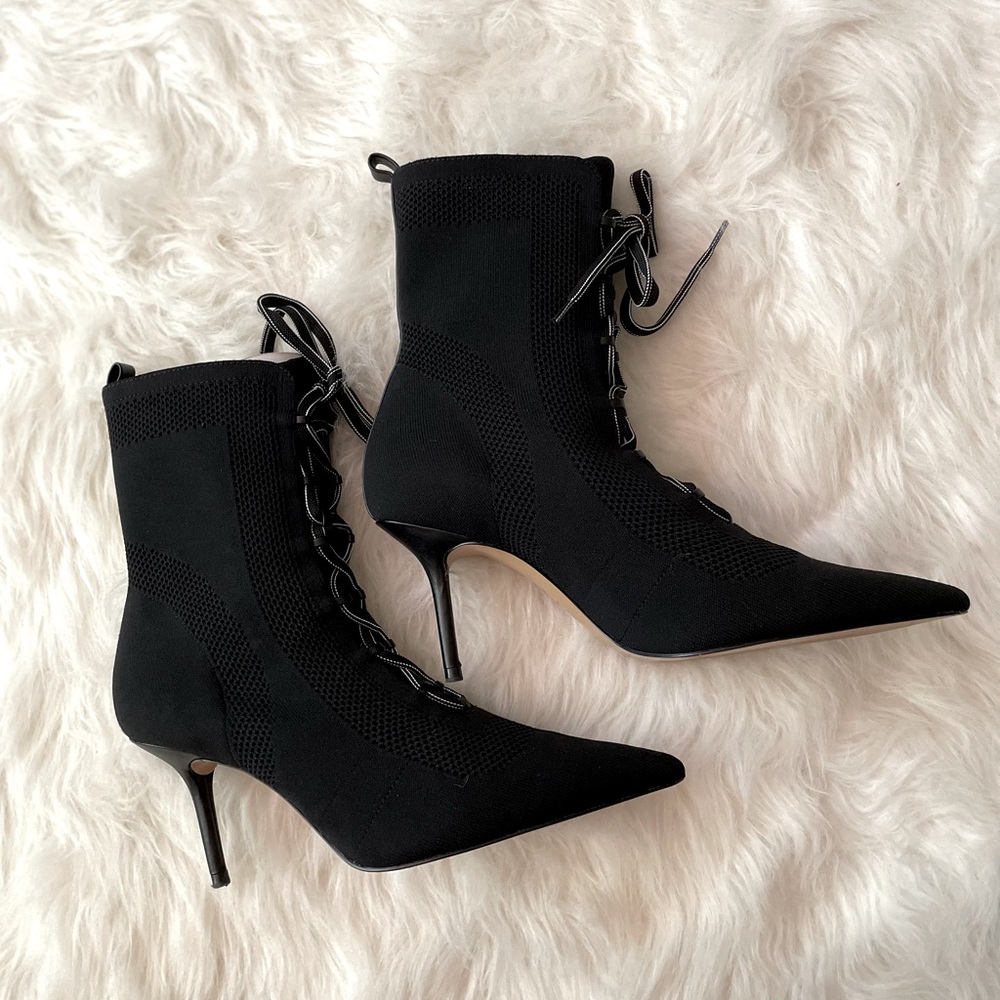 Zara Lace up boot heels